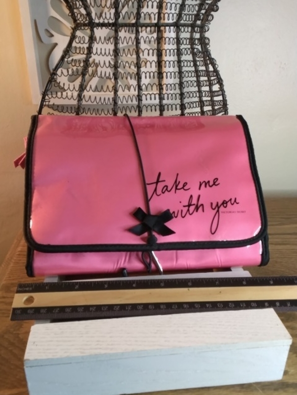 Pink "Take Me With You" Travel Pouch - Women Bags